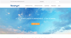Desktop Screenshot of novanym.com