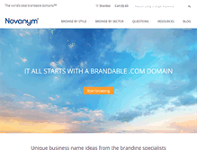 Tablet Screenshot of novanym.com